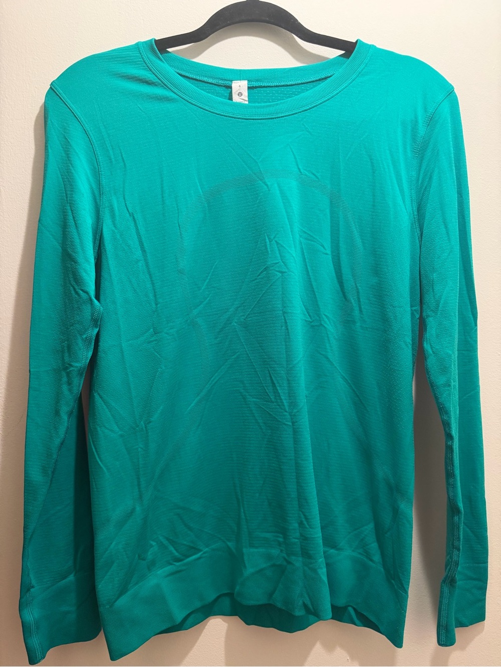 lululemon athletica Teal Long-Sleeve Crew Top